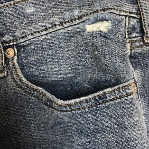 Abercrombie & Fitch Mens Distressed Skinny Tapered Jeans 31 x 30 Medium Wash - Picture 10 of 14